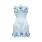 JW PEI Orchid Trim Strapless Mini Dress