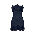 JW PEI Orchid Trim Strapless Mini Dress