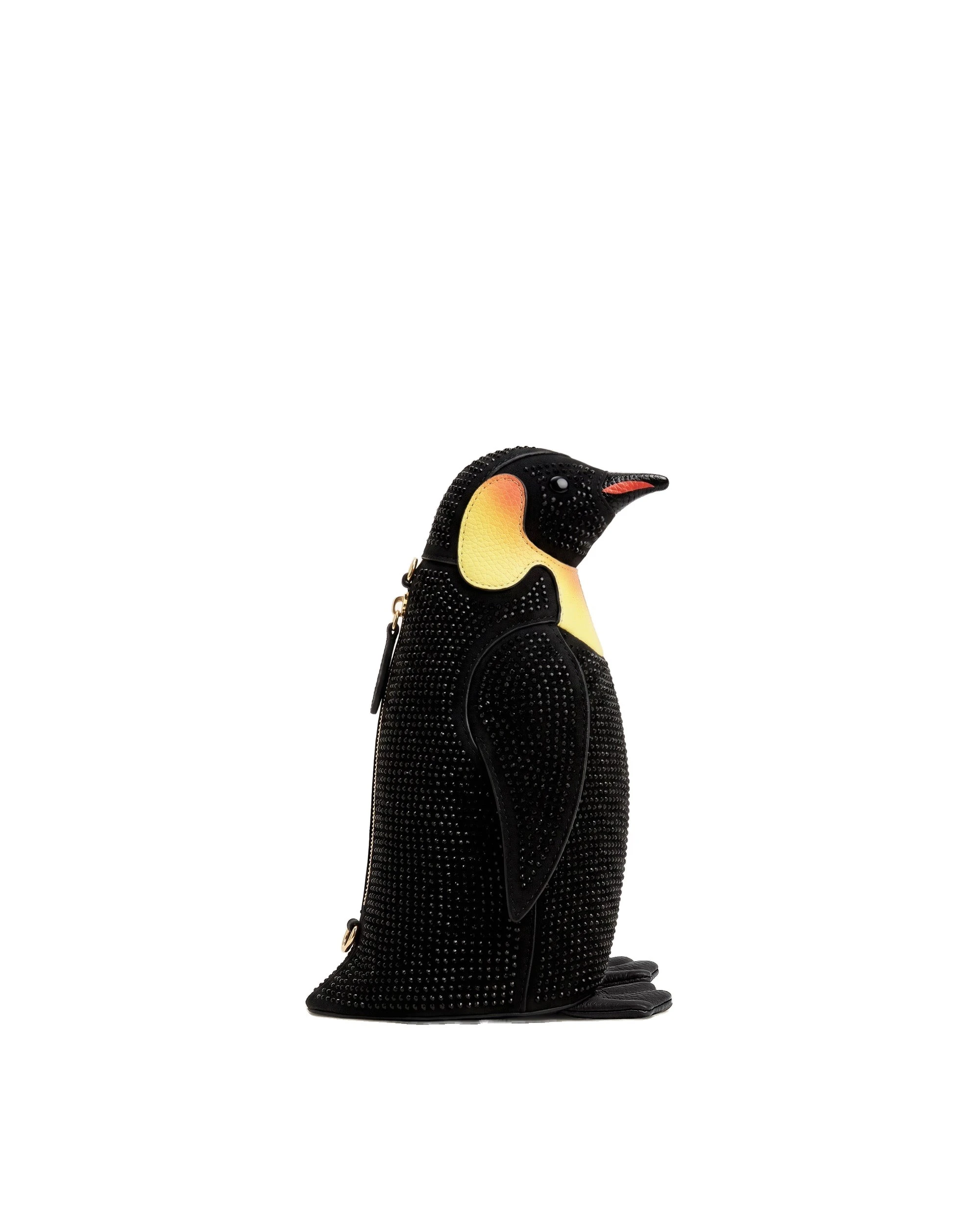 JW PEI Pia Penguin Artificial Crystal Crossbody Bag in Black | Shoulder & Crossbody Bags | Luxury Shoes JW PEI Pia Penguin Artificial Crystal Crossbody Bag in Black