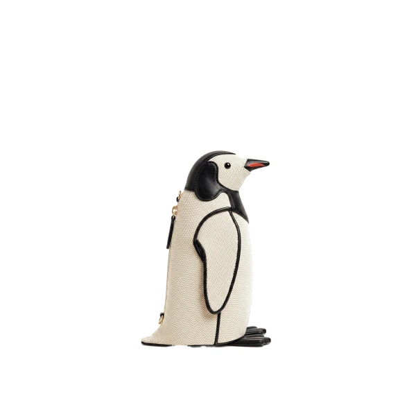 JW PEI Pia Penguin Crossbody Bag in Black Canvas