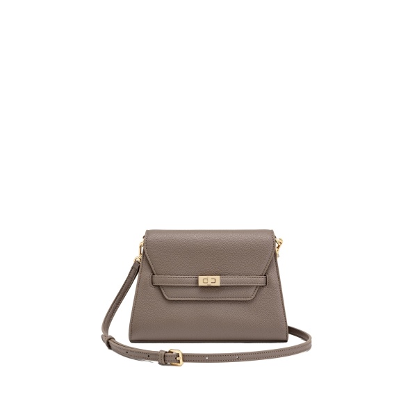 JW PEI Piper Pebbled Crossbody Bag in Taupe