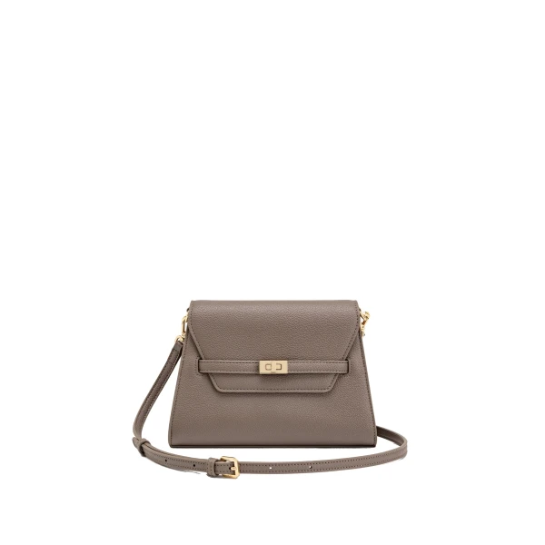 JW PEI Piper Pebbled Crossbody Bag in Taupe