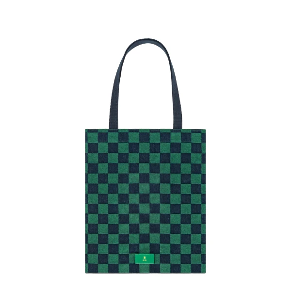 JW PEI Rayna Cloth Tote Bag in Jungle Green