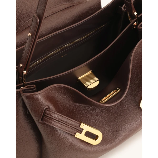 JW PEI Rhea shoulder bag interior and hardware