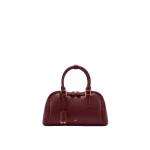 JW PEI Rosalie Bowler Top Handle Bag in Dark Burgundy