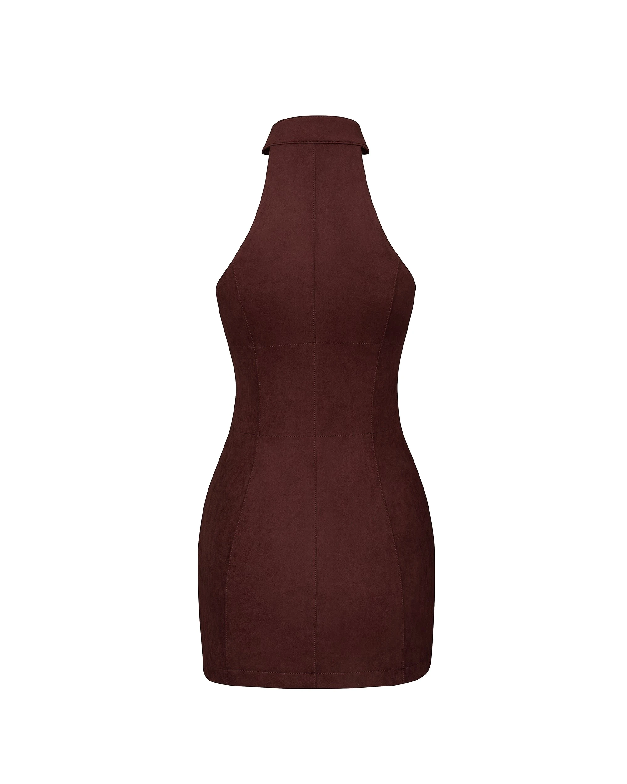 JW PEI mini dress | Los Angeles Vegan Fashion Dresses | Luxury Shoes JW PEI Ruby Halter Neck Zipper Mini Dress