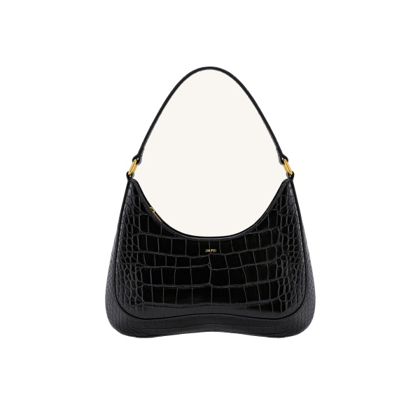JW PEI Ruby Shoulder Bag in Black Croc