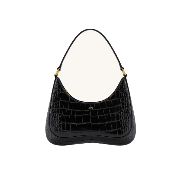 JW PEI Ruby Shoulder Bag in Black Croc