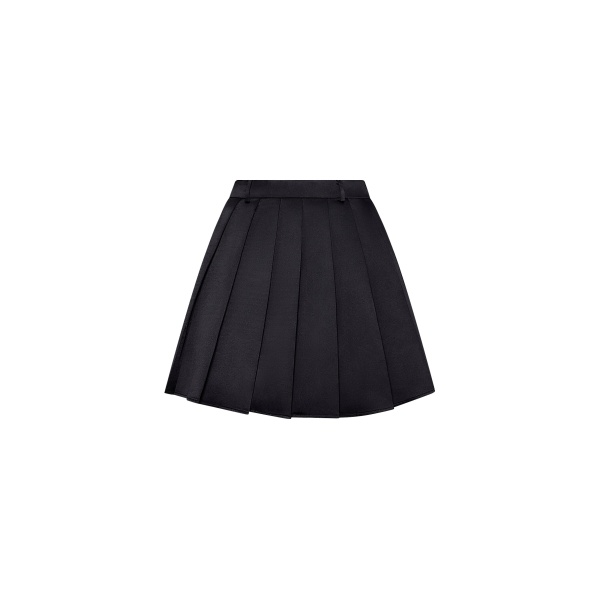 JW PEI Satin Pleated Mini Skirt
