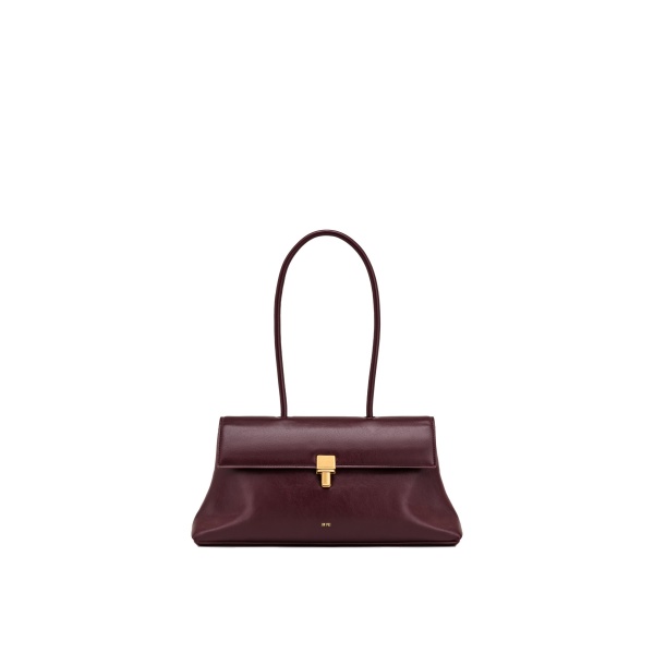 JW PEI Selene Lock Flap Shoulder Bag in Burgundy