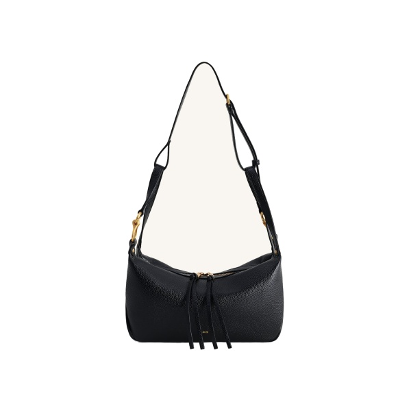 JW PEI Selia Soft-Grain Crossbody Bag in Black