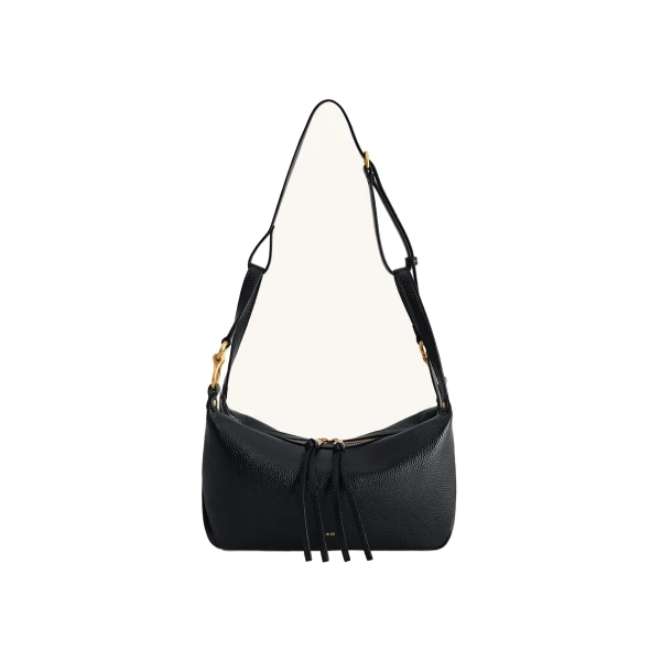 JW PEI Selia Soft-Grain Crossbody Bag in Black