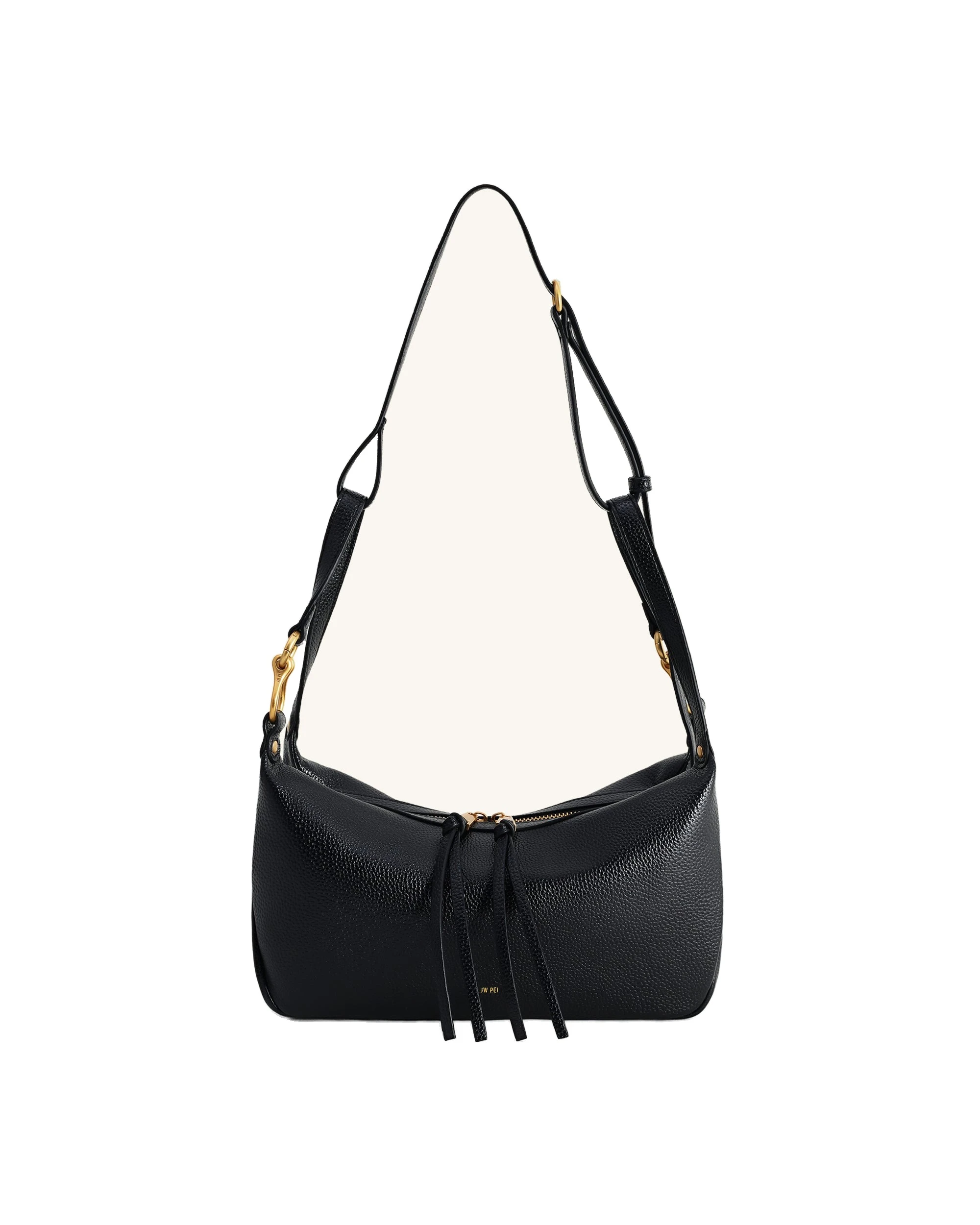 JW PEI Selia Soft-Grain Crossbody Bag in Black | Shoulder & Crossbody Bags | Luxury Shoes JW PEI Selia Soft-Grain Crossbody Bag in Black