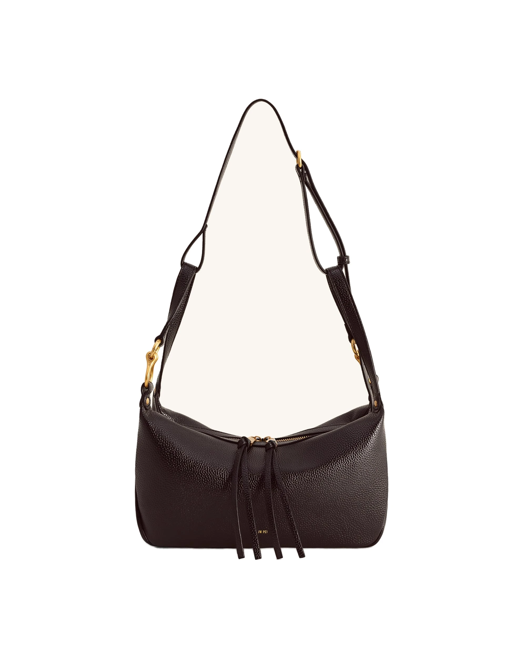 JW PEI Selia Soft-Grain Crossbody Bag in Dark Brown | Shoulder & Crossbody Bags | Luxury Shoes JW PEI Selia Soft-Grain Crossbody Bag in Dark Brown