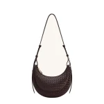 JW PEI Sharon Woven Crossbody Bag in Coffee Brown