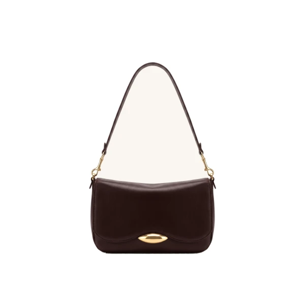 JW PEI Sofia Classic Flap Shoulder Bag in Dark Brown