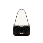 JW PEI Sofia Ruched Shoulder Bag in Black
