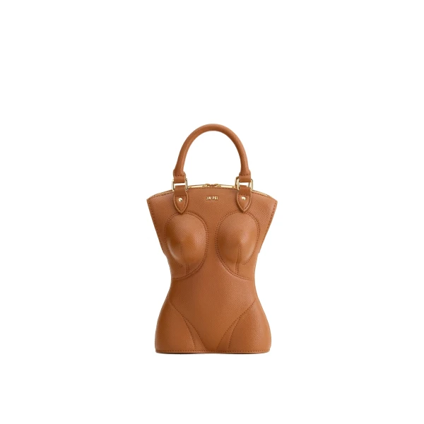 JW PEI Tara Sculpted Handle Bag in Brown