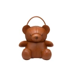 JW PEI Teddy Bear Novelty Crossbody Bag in Brown