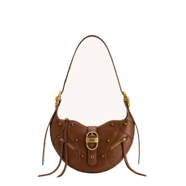 JW PEI Tessa Crushed Shoulder Bag in Brown