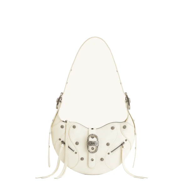 JW PEI Tessa Crushed Shoulder Bag in White