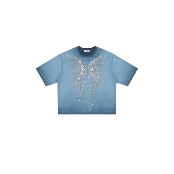 JW PEI The Angelic Dripping Crystal Wings Tee