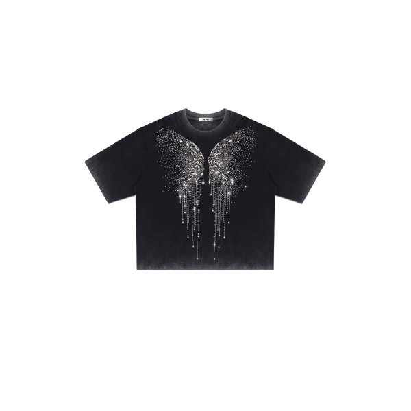 JW PEI The Angelic Dripping Crystal Wings Tee