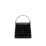 JW PEI The Fae Top Handle Bag in Black Croc