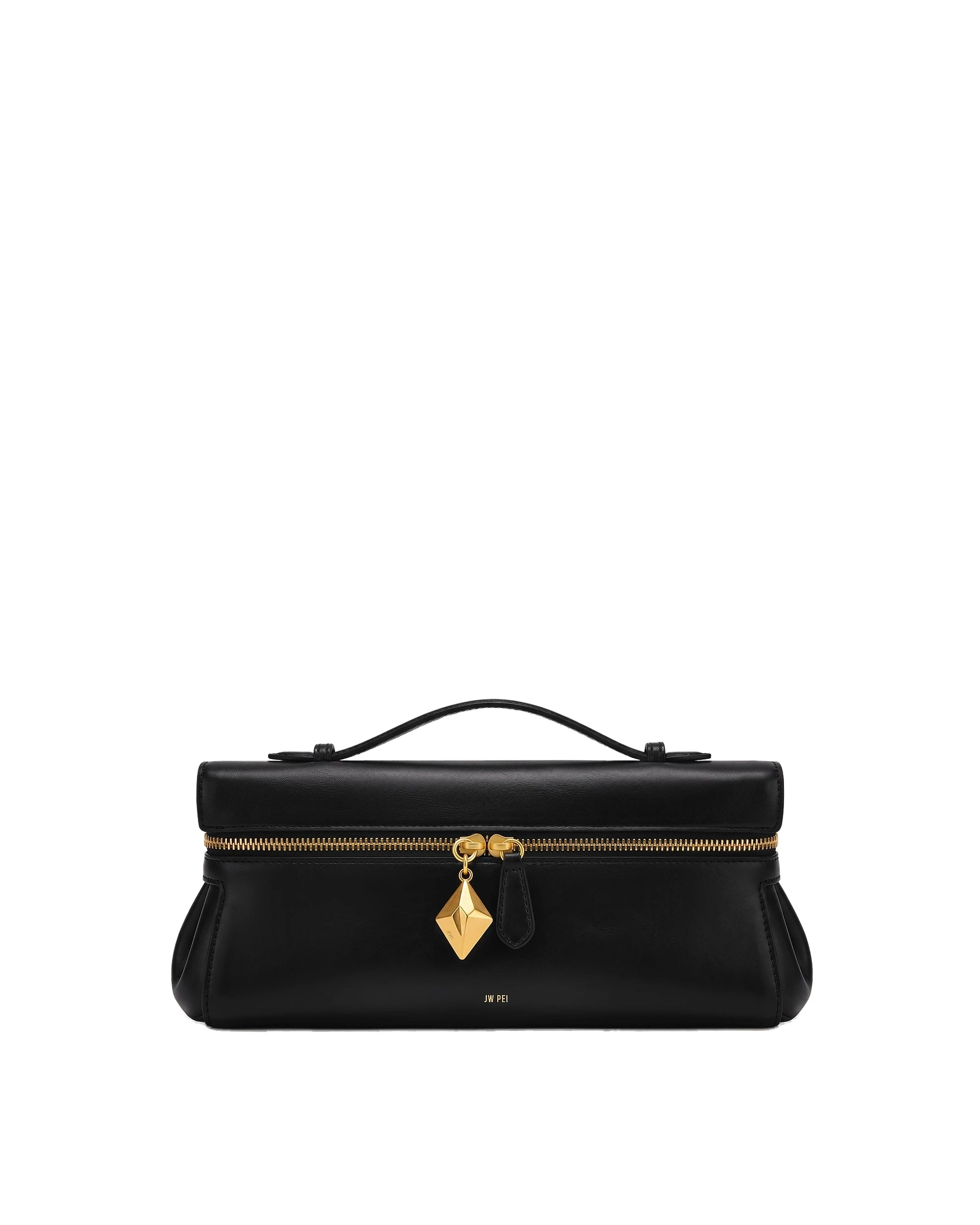 JW PEI Thea East-West Top Handle Bag in Black | Totes & Top-Handle Bags | Luxury Shoes JW PEI Thea East-West Top Handle Bag in Black