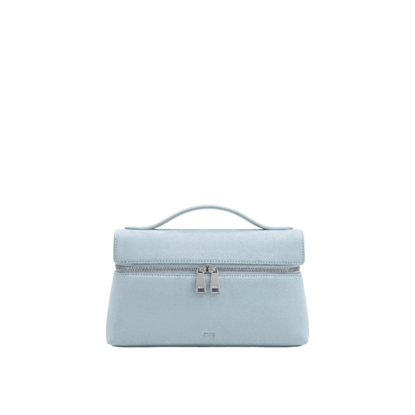 JW PEI Thea Faux Suede Top Handle Bag in Light Blue