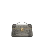 JW PEI Thea Top Handle Bag in Grey Croc