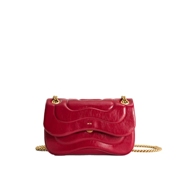 JW PEI Tina Quilted Chain Crossbody in Claret