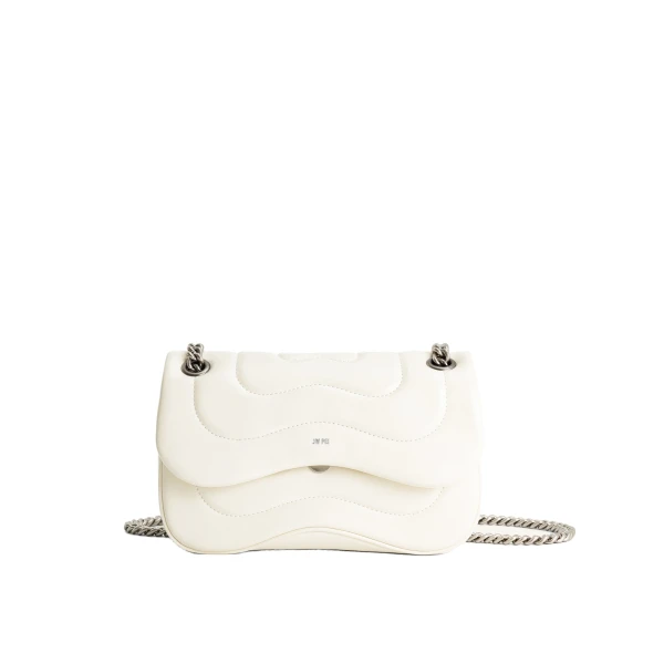 JW PEI Tina Quilted Chain Crossbody in Ivory