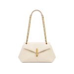 JW PEI Valerie Chain Flap Shoulder Bag in Cream White