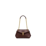 JW PEI Valerie Chain Flap Shoulder Bag in Dark Brown