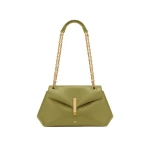 JW PEI Valerie Chain Flap Shoulder Bag in Olive Green