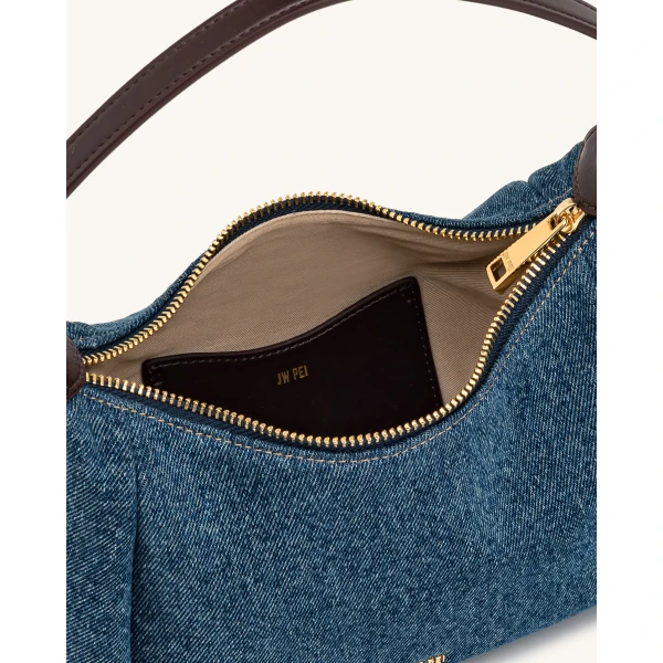 JW PEI Velora shoulder bag interior and hardware