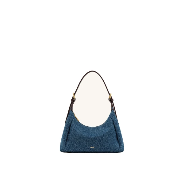 JW PEI Velora Denim Shoulder Bag in Blue Denim