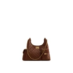 JW PEI Vivian Quilted Chain Shoulder Bag in Brown
