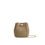 JW PEI Yara Hand-Woven Bucket Bag in Taupe | Bucket Bags | Luxury Shoes JW PEI Yara Hand-Woven Bucket Bag in Taupe