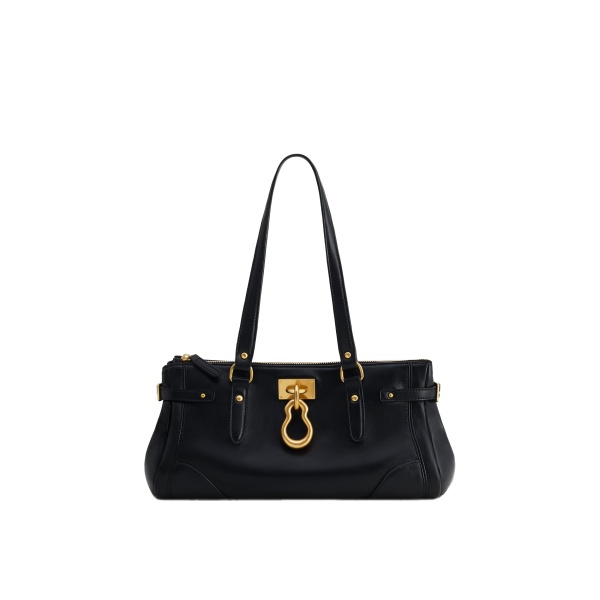 JW PEI Yvette Elongated Tote Bag in Black