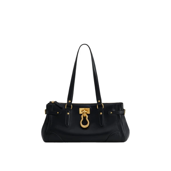 JW PEI Yvette Elongated Tote Bag in Black