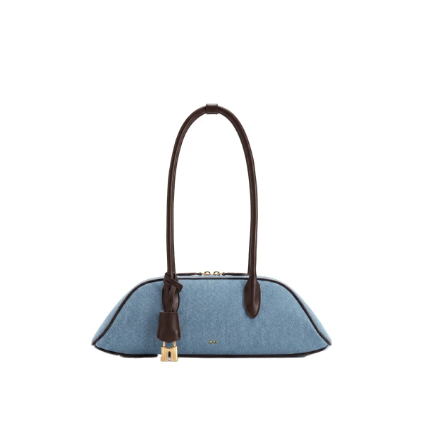 JW PEI Zora Shoulder Bag in Light Blue Denim