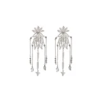 Johanna Ortiz Celestial Swing Earrings in Silver