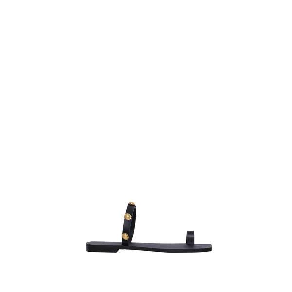 Jungle Luxe Sandal in Black and Gold