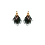Johanna Ortiz Luminous Fortune Earrings in Emerald Green and Gold
