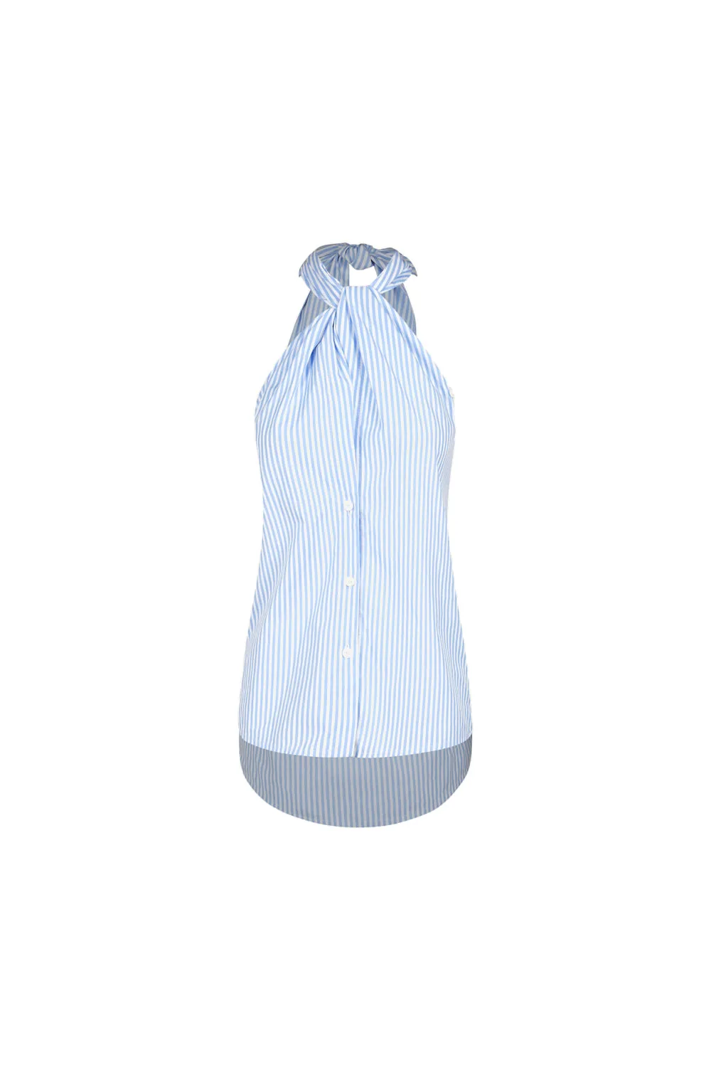 Johanna Ortiz Modern Inner Balance Shirt in Blue and Ecru Johanna Ortiz Modern Inner Balance Shirt in Blue and Ecru