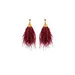 Johanna Ortiz Mystic Crescent Earrings in Fate Violet and Gold