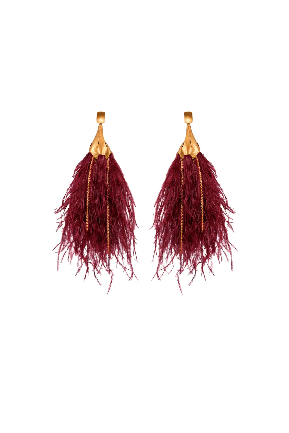Johanna Ortiz Mystic Crescent Earrings in Fate Violet and Gold Johanna Ortiz Mystic Crescent Earrings in Fate Violet and Gold