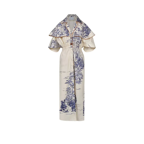 Paper Flower Trenchcoat